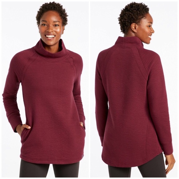 Funnelneck Pullover Sweatshirt Womens 